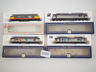 Lot 128 - A group of LIMA OO gauge diesel and electric...