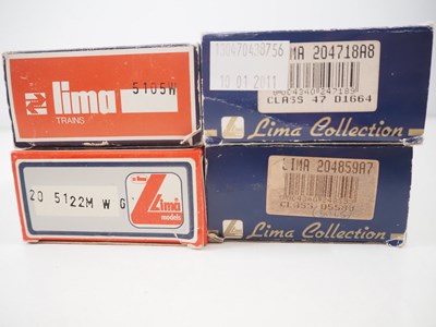 Lot 136 - A group of four LIMA OO gauge diesel...
