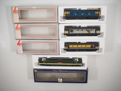 Lot 138 - A group of four LIMA OO gauge diesel...