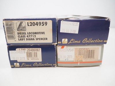 Lot 139 - A group of four LIMA OO gauge Class 47 diesel...