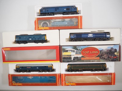 Lot 146 - A group of HORNBY OO gauge diesel locomotives...