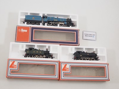 Lot 176 - A group of LIMA OO gauge steam locomotives in...