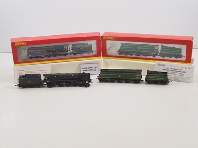 Lot 219 - A pair of HORNBY OO gauge steam locomotives...