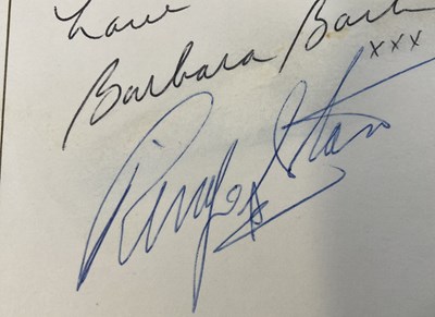 Lot 507 - RINGO STAR and BARBARA BACH - An autograph...