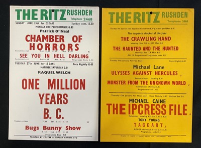 Lot 416 - A pair of 1960s Ritz Cinema window cards for...