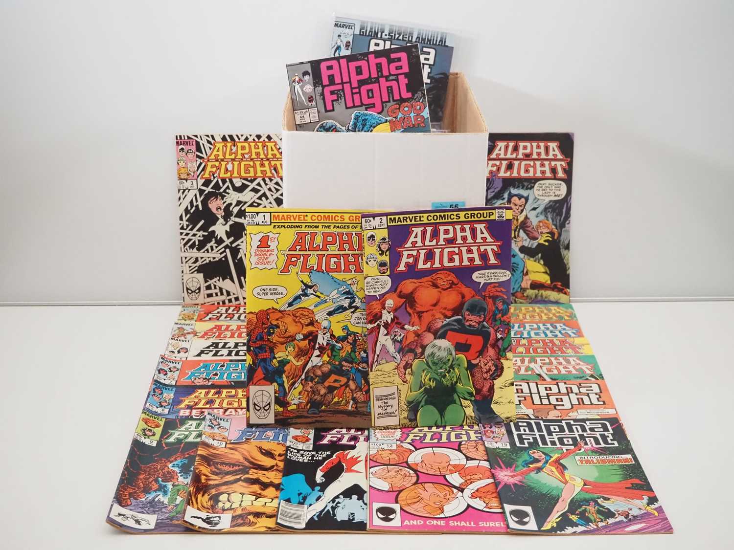 Lot 55 - ALPHA FLIGHT #1 to 90, 92 to 130 (1983/1994)