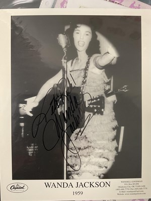 Lot 505 - A collection of Rock and Roll autographs and...