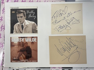 Lot 505 - A collection of Rock and Roll autographs and...