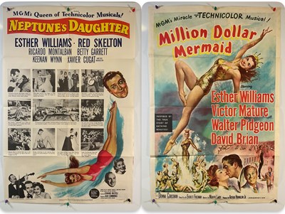 Lot 60 - A pair of ESTHER WILLIAMS aquatic musical film...