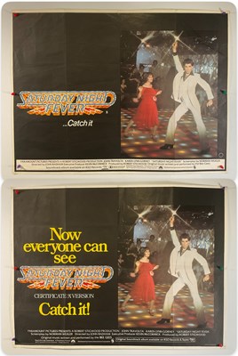 Lot 278 - SATURDAY NIGHT FEVER (1977) A pair of UK Quad...