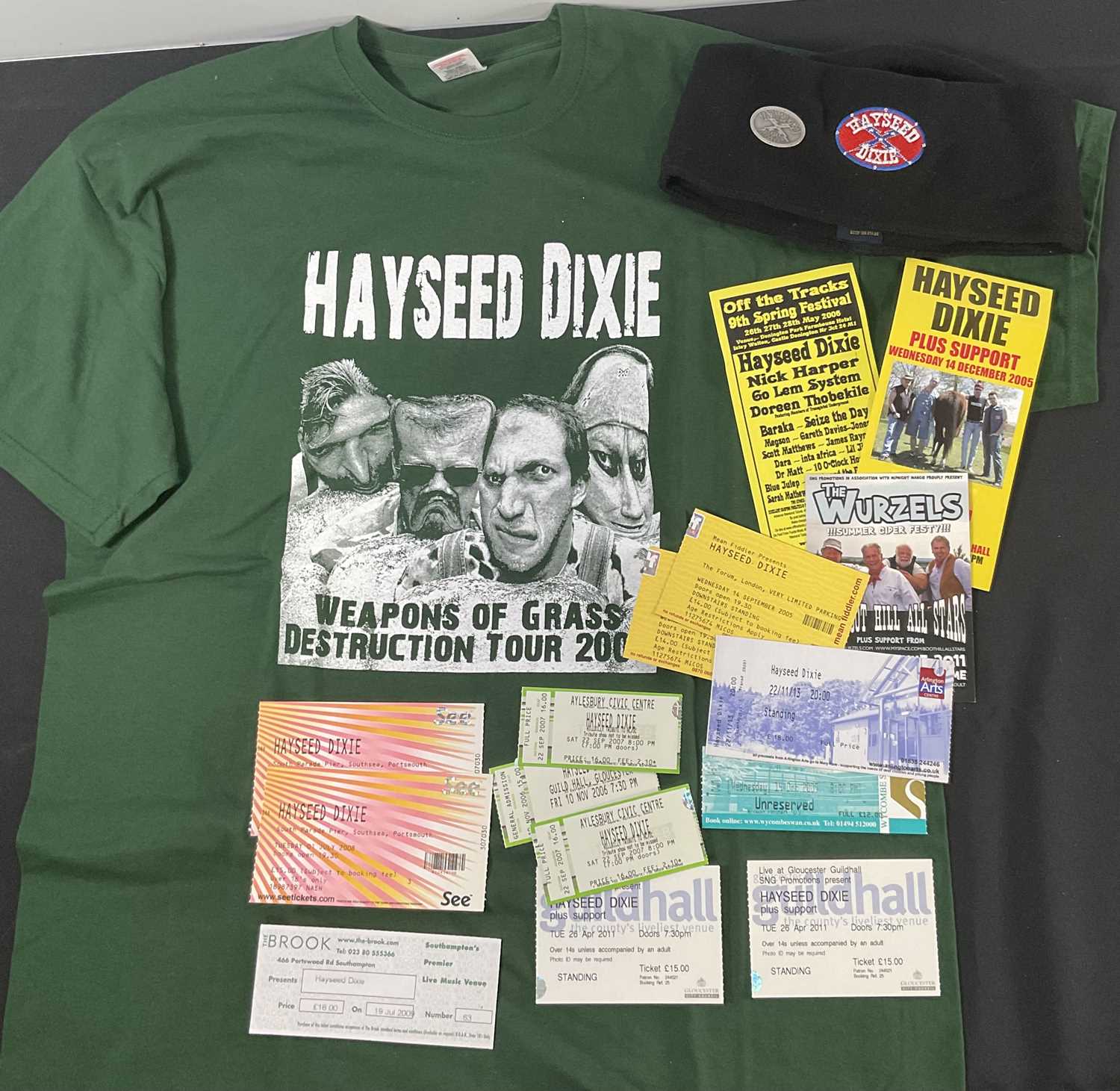 Lot 459 - A collection of HAYSEED DIXIE merchandise and...