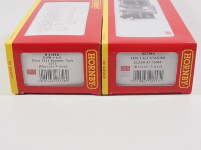 Lot 45 - A pair of HORNBY OO gauge DCC fitted steam...