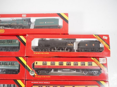 Lot 57 - A group of HORNBY OO gauge steam locomotives...