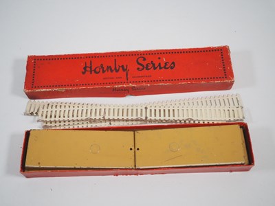 Lot 72 - A group of HORNBY O gauge tinplate buildings...