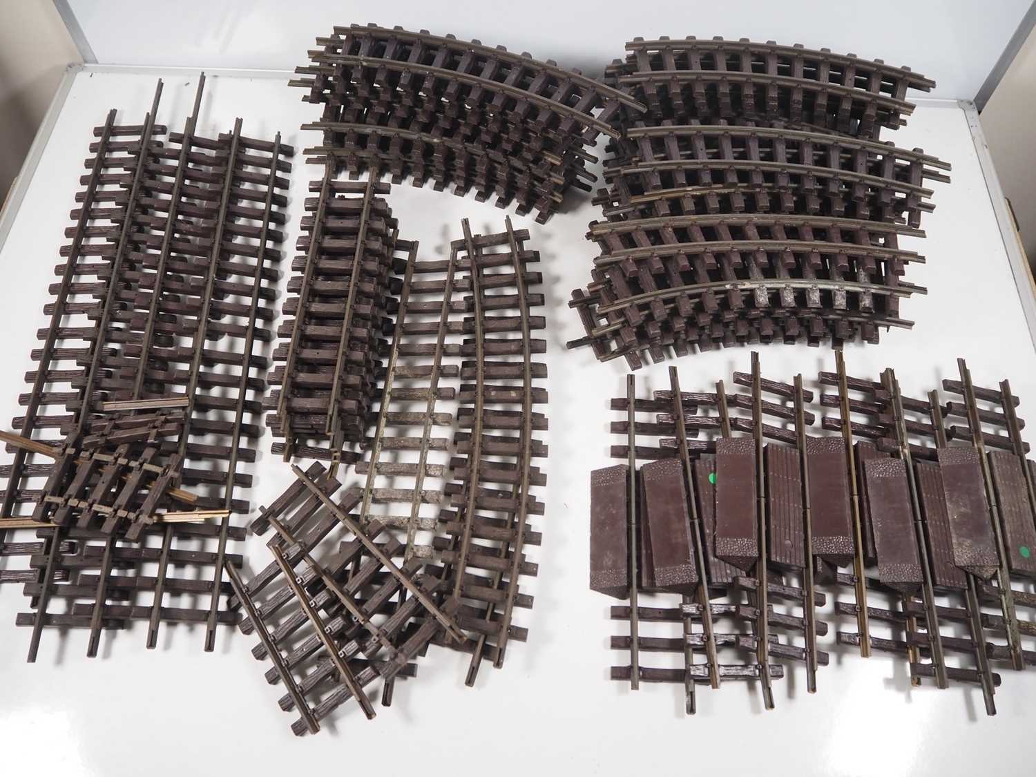Lot 84 - A large quantity of LGB G scale brass track...
