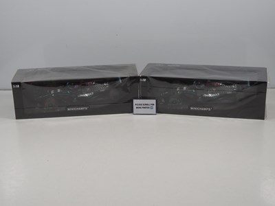 Lot 237 - A pair of MINICHAMPS 1:18 scale Mercedes-AMG...