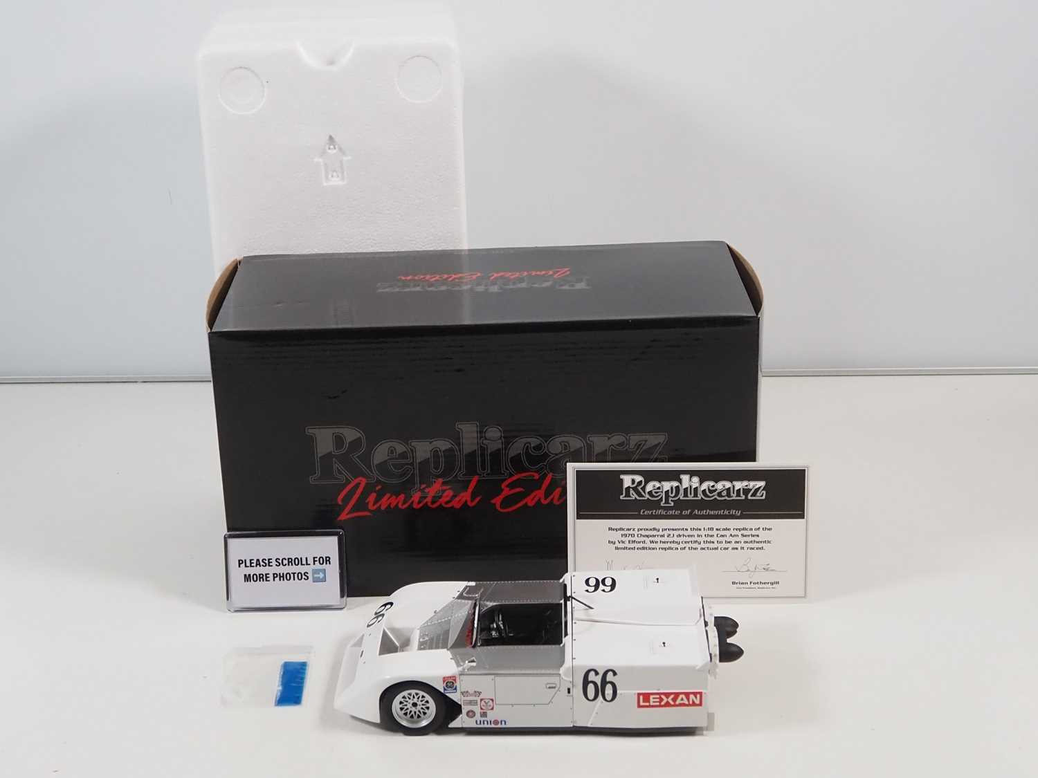 Lot 254 - A REPLICARZ 1:18 scale 1970 Chaparral 2J Can