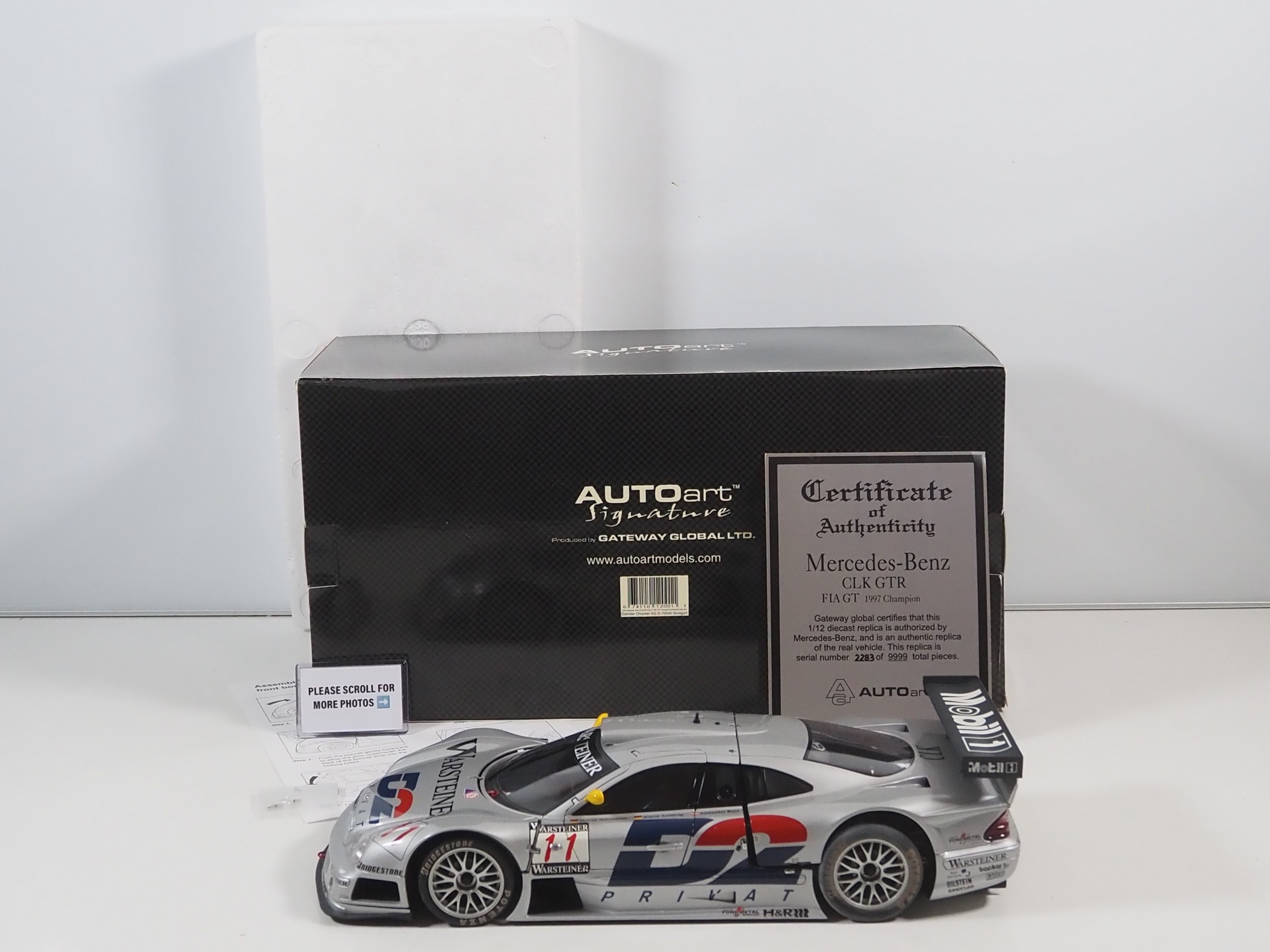 AUTOart Mercedes-Benz CLK GTR 1/12 限定版 Lot 263 - An AUTOART 1