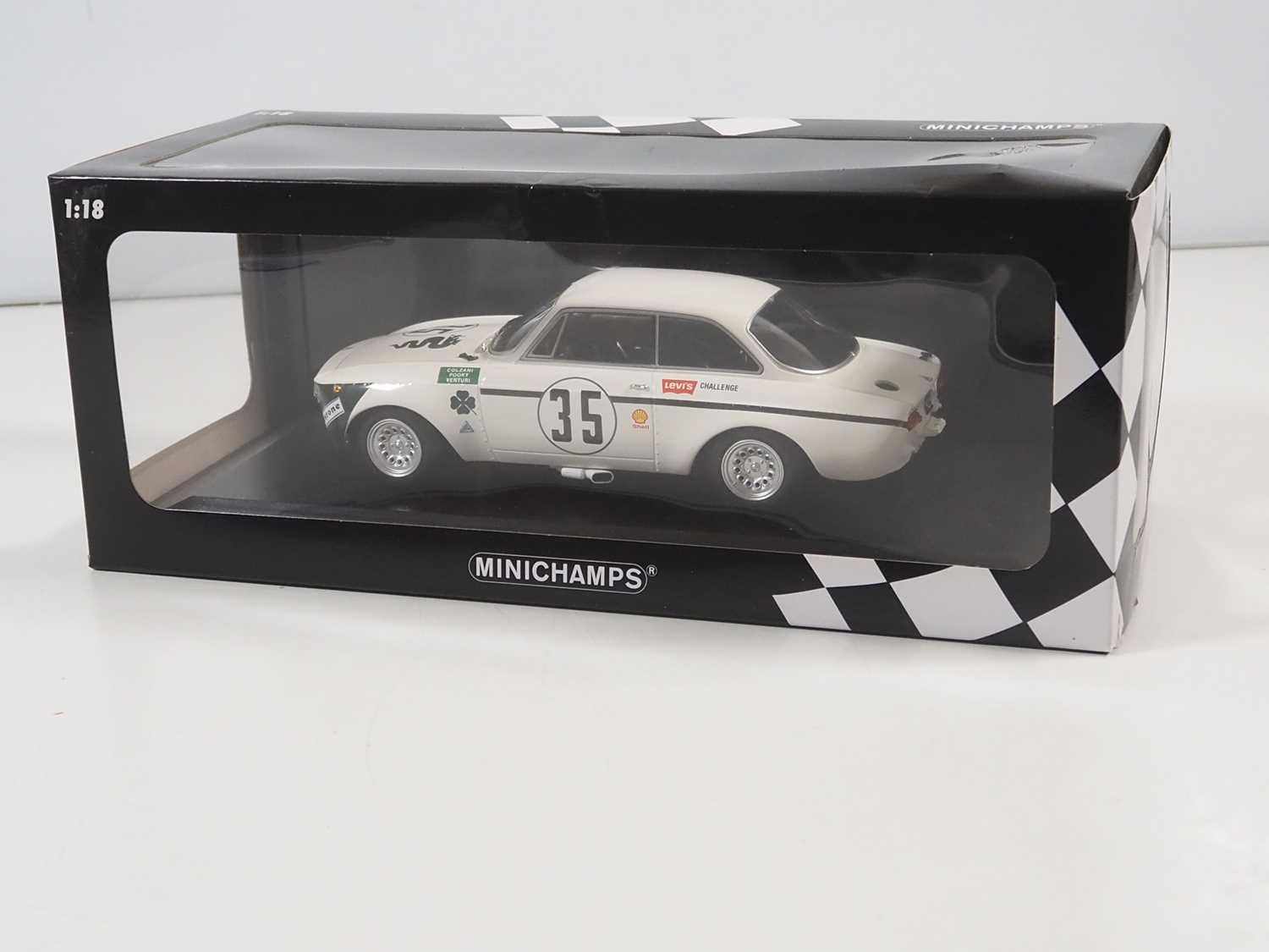 Lot 276 - A MINICHAMPS 1:18 scale Alfa Romeo GTA 1300