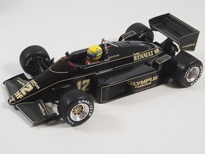 Lot 290 - A pair of MINICHAMPS 1:12 'Ayrton Senna Racing...
