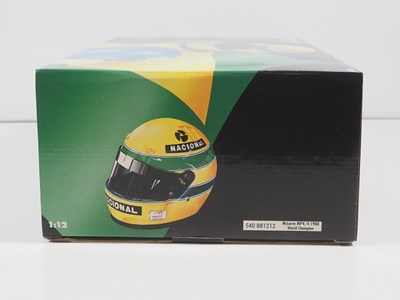 Lot 290 - A pair of MINICHAMPS 1:12 'Ayrton Senna Racing...