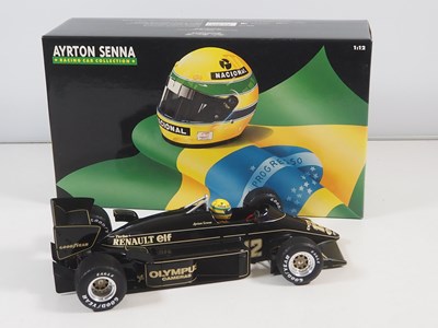 Lot 290 - A pair of MINICHAMPS 1:12 'Ayrton Senna Racing...
