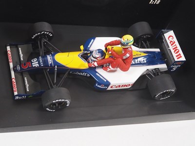 Lot 292 - A group of four MINICHAMPS 1:18 scale 'Ayrton...