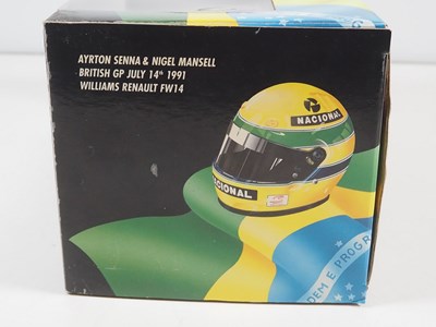 Lot 292 - A group of four MINICHAMPS 1:18 scale 'Ayrton...