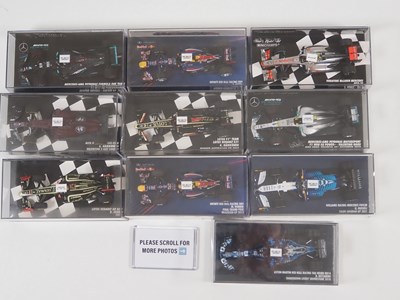 Lot 309 - A group of MINICHAMPS 1:43 scale Formula 1...