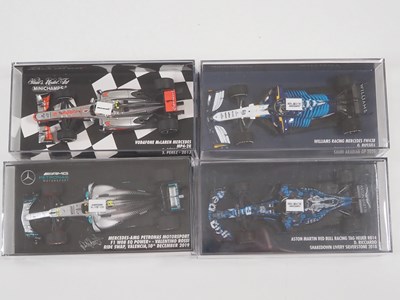 Lot 309 - A group of MINICHAMPS 1:43 scale Formula 1...