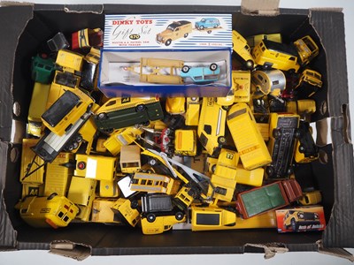 Lot 435 - A large tray of mixed diecast vehicles, mostly...