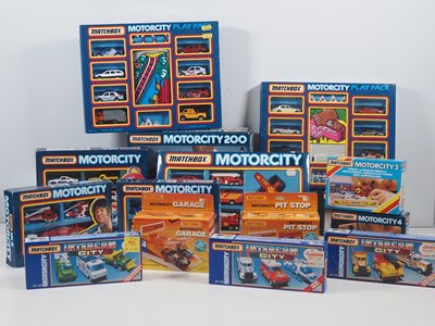 Lot 472 - A group of MATCHBOX Motorcity series car and...