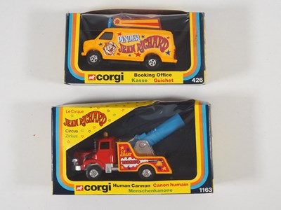 Lot 518 - A pair of CORGI Jean Richard Circus diecast...