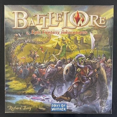 Lot 587 - A group of BATTLELORE RPG Board Games and...
