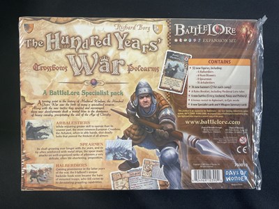 Lot 587 - A group of BATTLELORE RPG Board Games and...