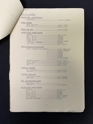 Lot 428 - Three original camera scripts for MONTY PYTHON'...