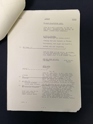 Lot 428 - Three original camera scripts for MONTY PYTHON'...