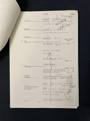 Lot 428 - Three original camera scripts for MONTY PYTHON'...