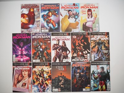 Lot 27 - INVINCIBLE IRON MAN VOL. 3 #1 to 14 (14 in...
