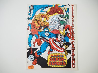 Lot 99 - ORIGINAL MARVELMANIA CLUB CATALOG #1 (1969 -...