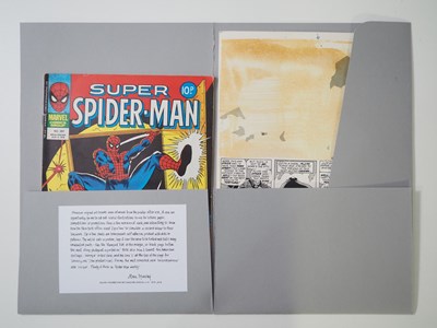 Lot 104 - SUPER SPIDER-MAN #287 COMIC & ACTUAL BLACK AND...