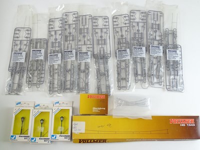 Lot 26 - A group of catenary kits, lighting and...
