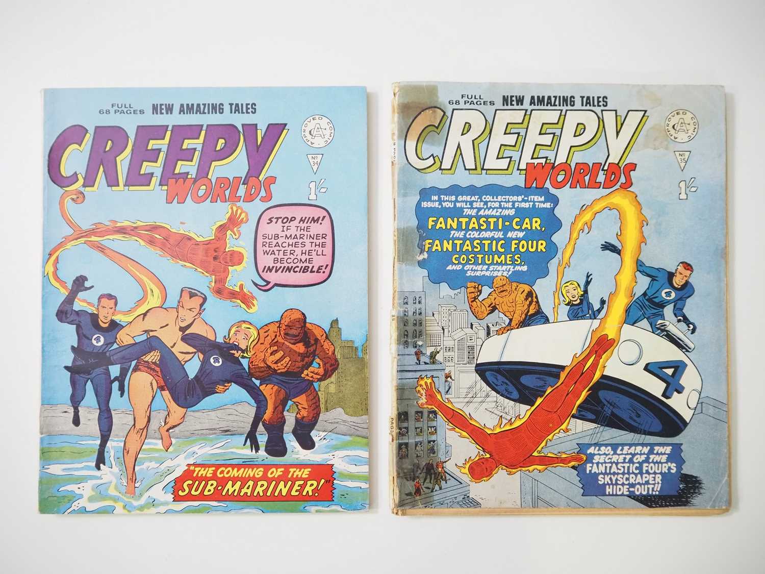 Lot 138 - CREEPY WORLDS #34 & 35 (2 in Lot) - (ALAN...
