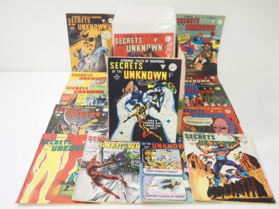 Lot 161 - SECRETS OF THE UNKNOWN #103-118, 121-137,...