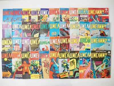 Lot 190 - UNCANNY TALES #92-129 (40 in Lot - 2 copies of...