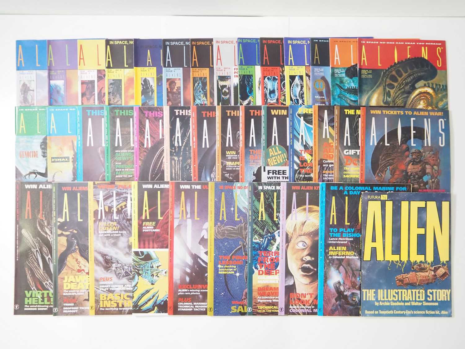 Lot 203 - ALIENS #1 to 17 + ALIENS VOL.2 #2-6, 8-22 +...