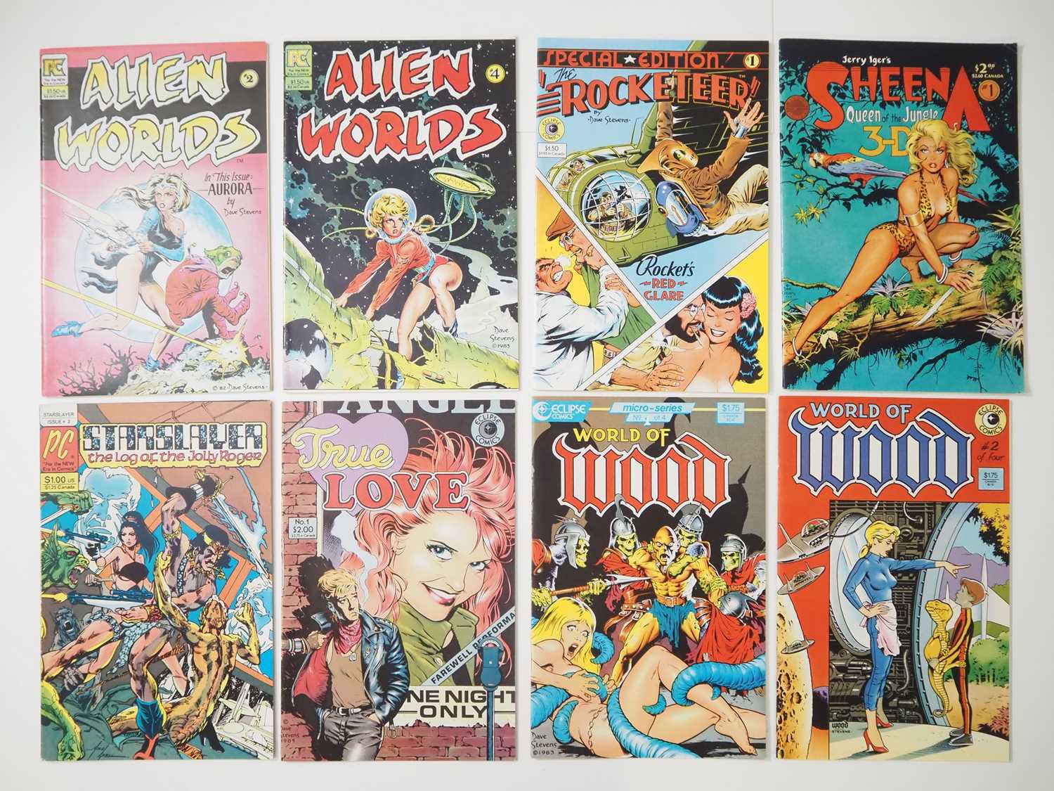 Lot 226 - DAVE STEVENS LOT (8 in Lot) - Includes ALIEN...