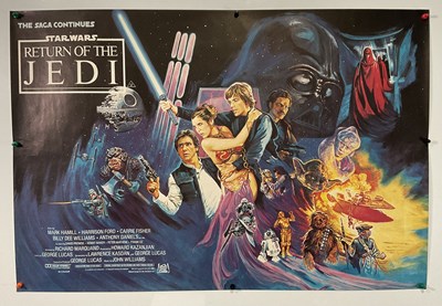 Lot 830 - STAR WARS: RETURN OF THE JEDI (1983) UK Quad...
