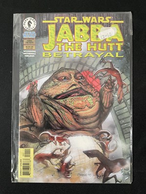 Lot 232 - STAR WARS original comic book cover art by...
