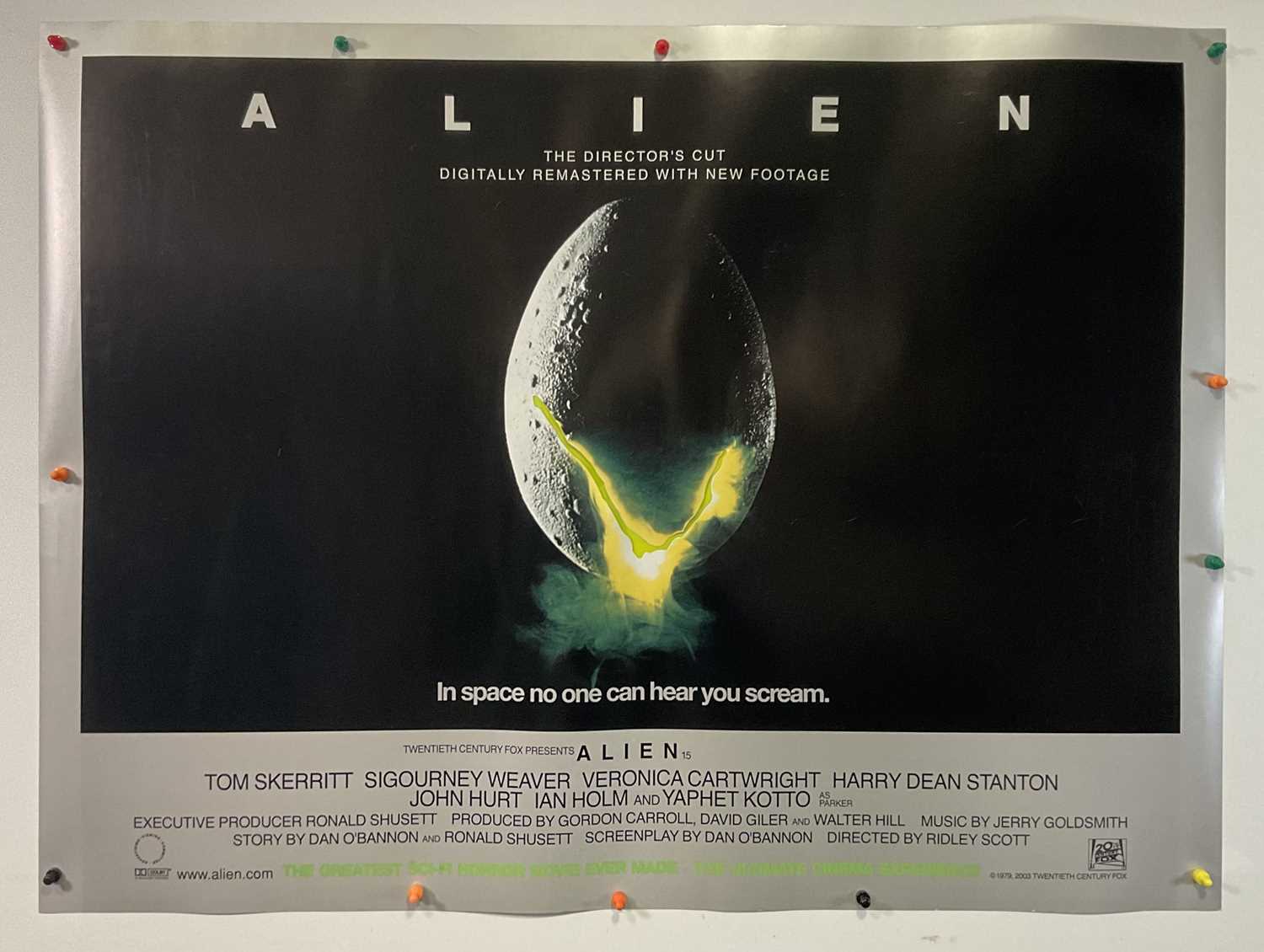 Lot 356 - ALIEN (1979) 2003 Director's Cut re-release UK...